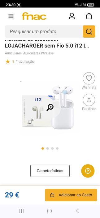 İ12 Auriculares Bluetooth