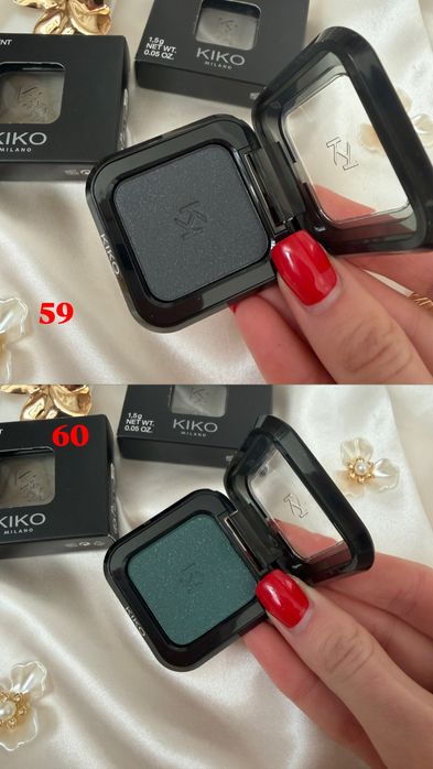 Тіні high pigment kiko malino тіні кіко мілано 19 21 23 25 30 31 59