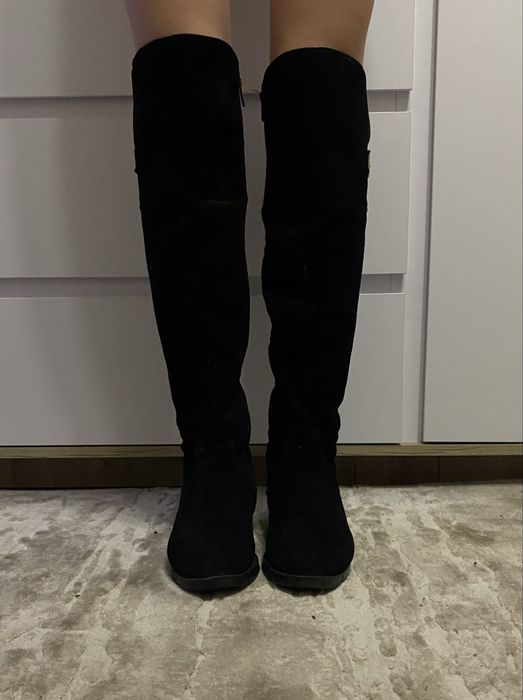 Ботфорти зимові шкіряні