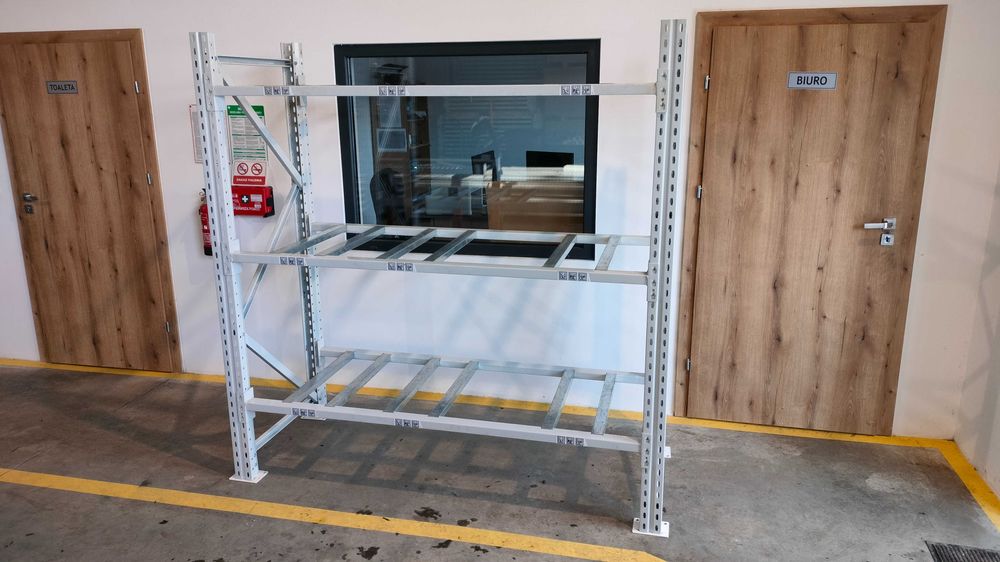 Regał magazynowy półkowy H200 trawers 178cm do warsztat garaż magazyn