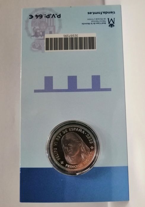 Moeda Prata  Espanha 40 Euros