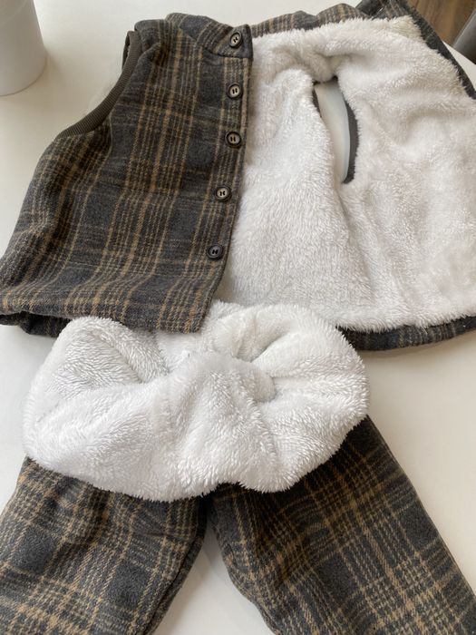 Костюм зимовий в клітинку