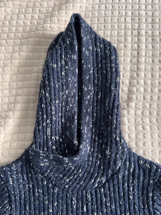 Теплий светр на хлопчика з капюшоном, кофта тепла з шерстю в сладі