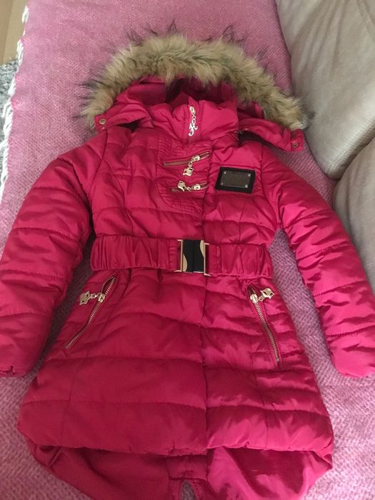 Зимова курточка D&G на дівчинку 4р
