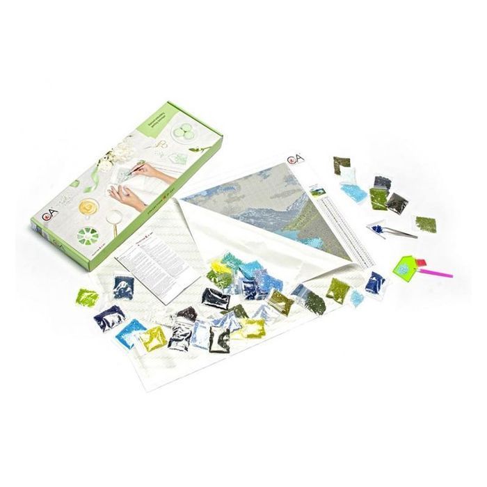 Diamond painting mozaika  - Biały koń