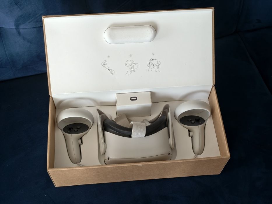 Meta Quest 2 128GB | Idealne soczewki | Nieużywane kontrolery