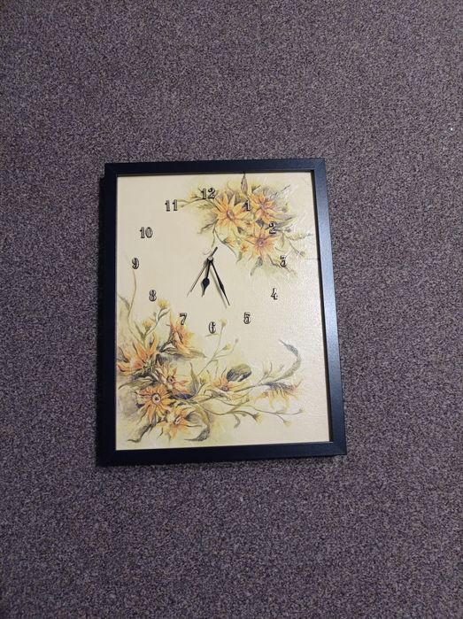 Zegar decoupage duży