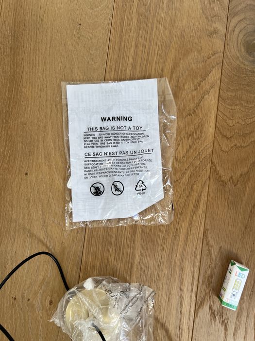 Nowoczesna lampa ścienna złota marmur LED – komplet 2 sztuki NOWE