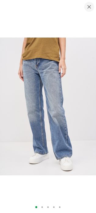 Джинсы Pull & bear расклешенные унисекс женские/мужские р.32