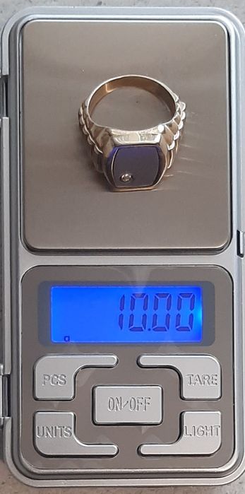 ANTYKI MECENAS Złoty sygnet pr 585 roz 23