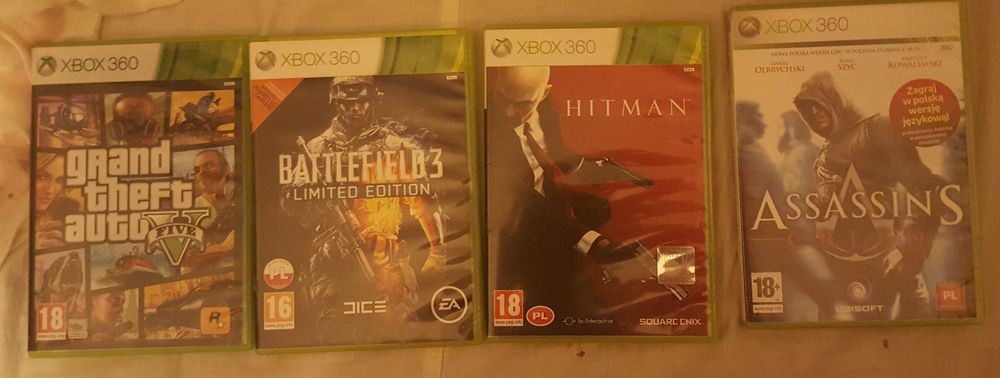 Gry na xbox 360; PS 3; Nintendo DS; PC