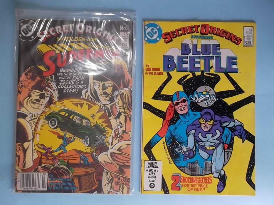 SECRET ORIGINS (1986) - DC Comics - 50 comics série quase completa.