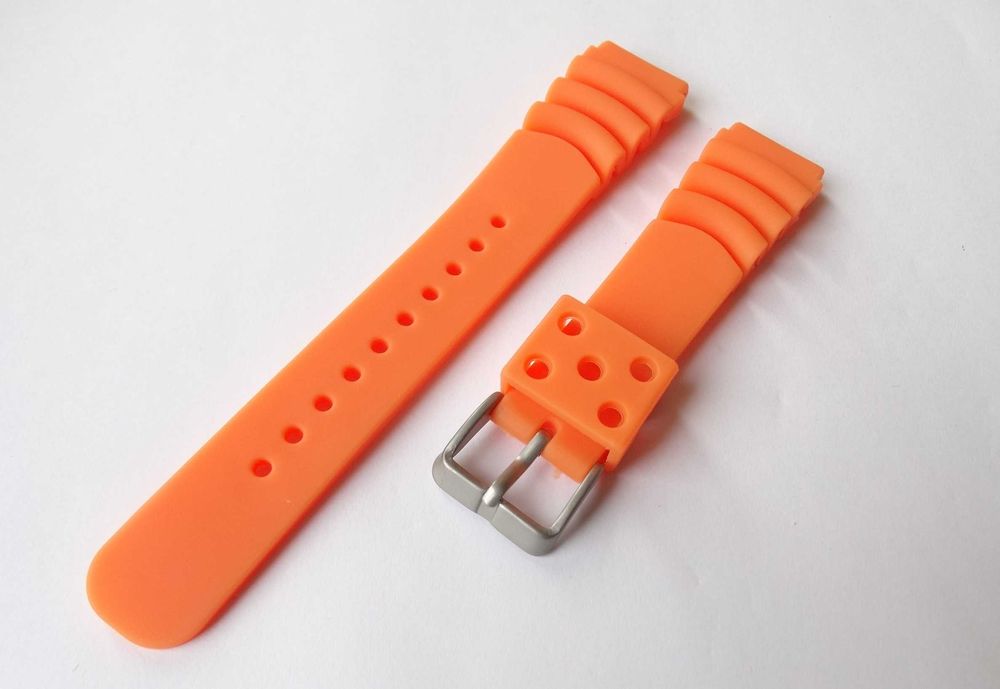 Silikonowy pasek gumowy 20mm 22mm do zegarka Seiko SKX Citizen Orient