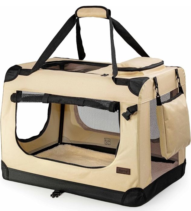 Transportadora portátil dobrável para cão grande