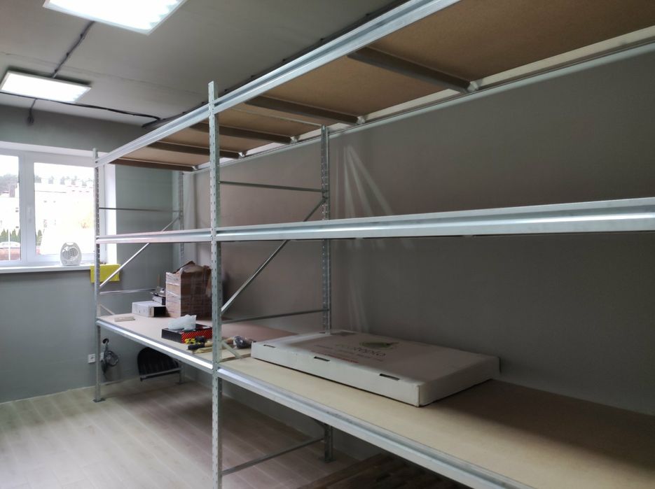 Стелаж БУ, палетні полочні, Паллетные стелажи БУ, Полочные стелажи БУ