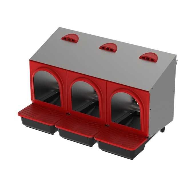 Gniazdo dla kur niosek automatyczne na nóżkach 4 stanowiska