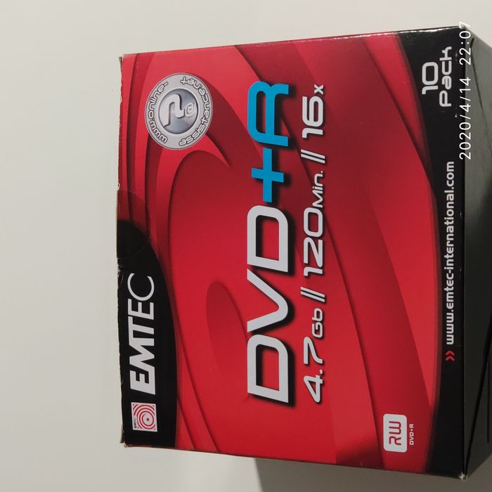 DVD+R virgens individuais