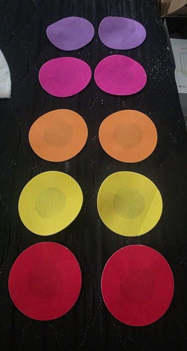 10 × Plastry do Libre 2, 3 .Kolorowe 80 mm