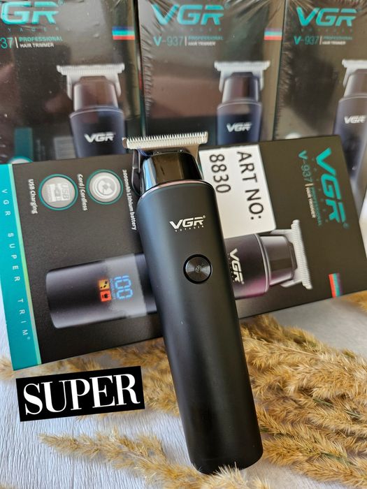 Професійний Триммер для бороди vgr 937 тример машинка трімер гоління