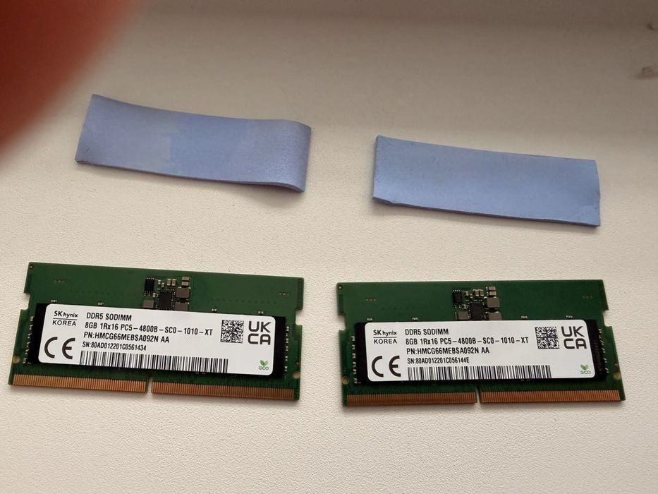 Оперативна памʼять DDR5 16 ГБ 2x8GB 4800 MHz SO DIMM для ноутбука
