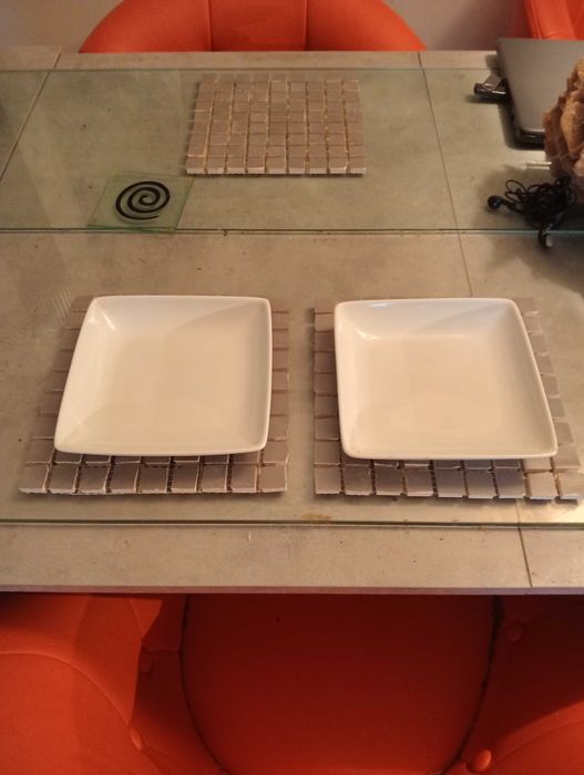 Bases em cerâmica efeito decorativo