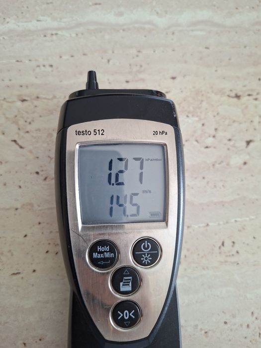 Miernik Testo 512 różnicy ciśnień 0-200hPa