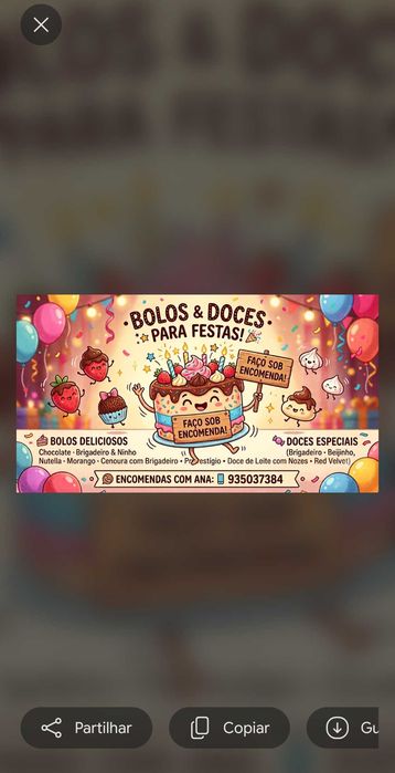 Party Cakes and Sweets