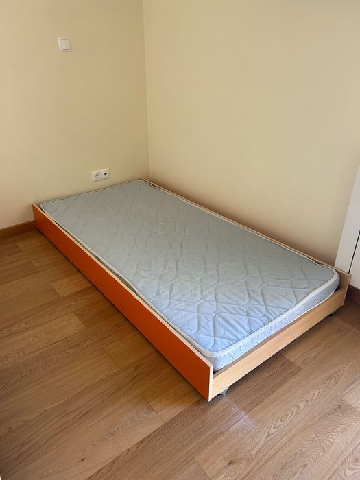 Cama Solteiro com gavetão cama extra
