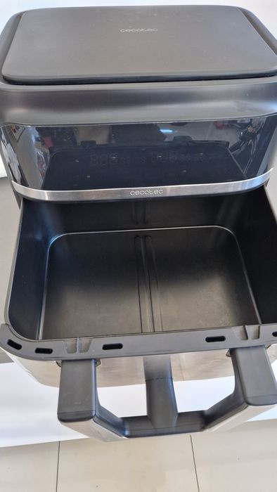 Airfryer Cecotec 2komory z możliwością łączenia w 1.
