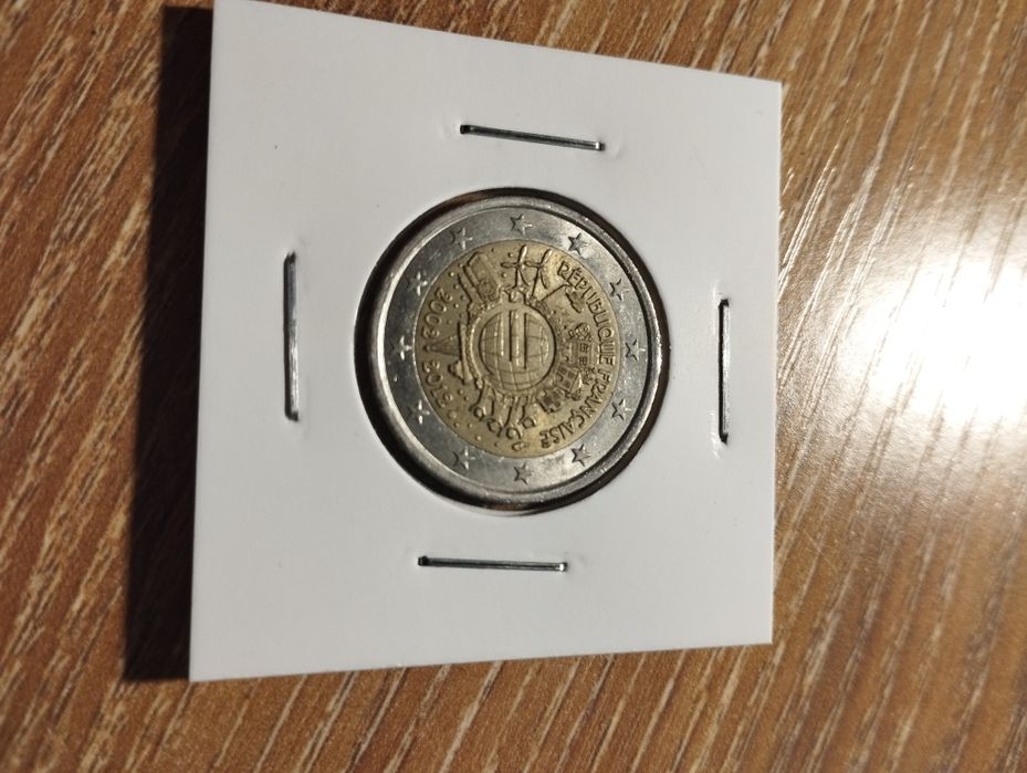 moeda 2 euros republique francaise