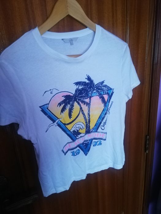T-shirt nova "beach mode" - Tamanho M/L