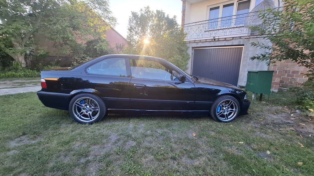 Bmw e36 coupe Schwarz 2 m50b30 turbo emublack, drzwi maska, felgi mpakiet