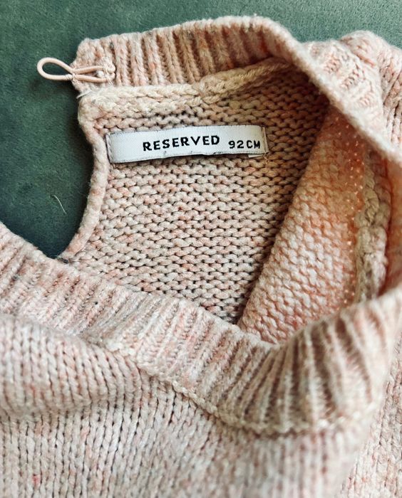 Sweter zimowy r.92 Reserved Lisek
