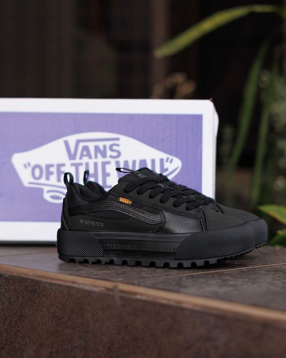 Vans Old Skool MTE-1 Gore-Tex Black жіночі ванси чорні на осінь-зиму Ванс Олд скул кросівки