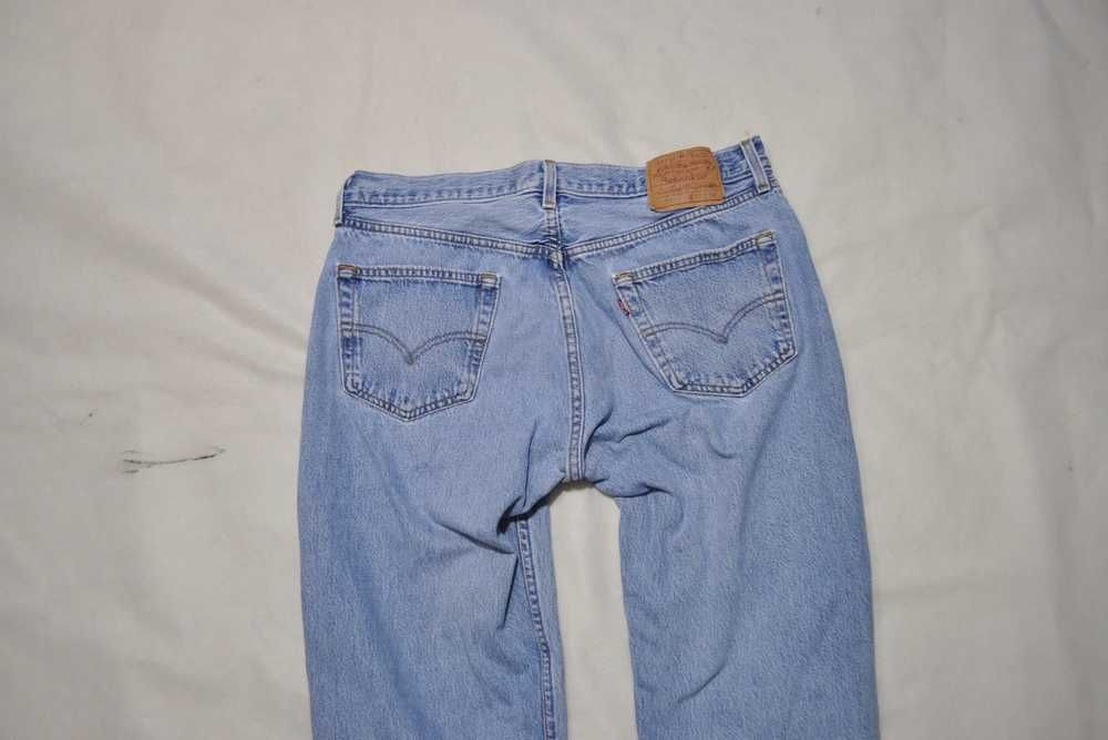 LEVIS USA 501 L 92cm 36/34 męskie spodnie jeansowe straight s9v