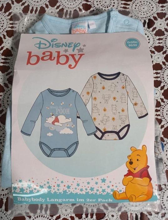 Body Kubuś Puchatek Disney 2szt