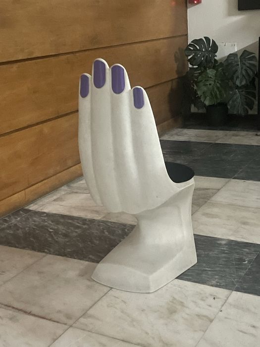 Design Chair Iconic 80s Palm Sculpture Lounge Space Age Cult Rare Art