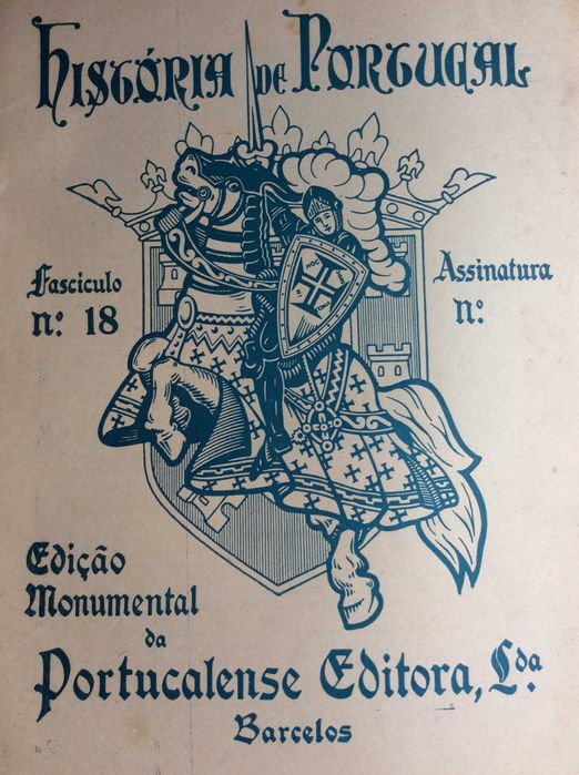 História de Portugal. Dirigida por Damião Peres 1928. Fascíc. 18