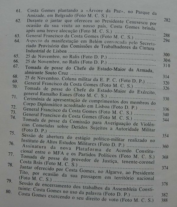 Discursos Políticos de Costa Gomes 1ª Edição 1976