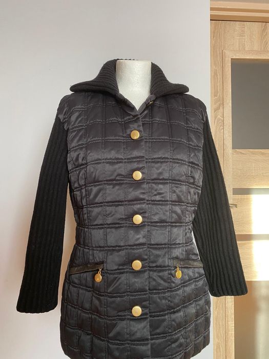 Kurtka Laurel bluza kaszmir wełna jedwab parka L pikowana