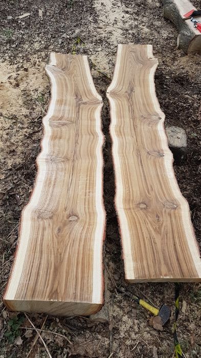 Brusy foszty dębowe orzech włoski monolit dąb deska stół lite drewno