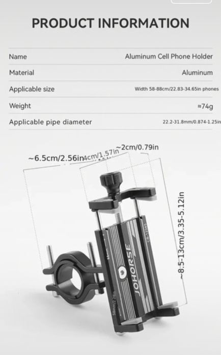 Suporte para Telemovel