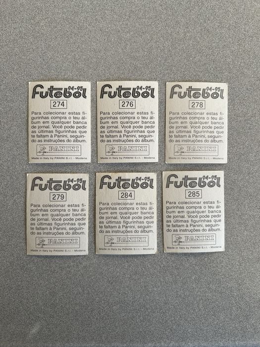 Cromos Panini Futebol 94-95