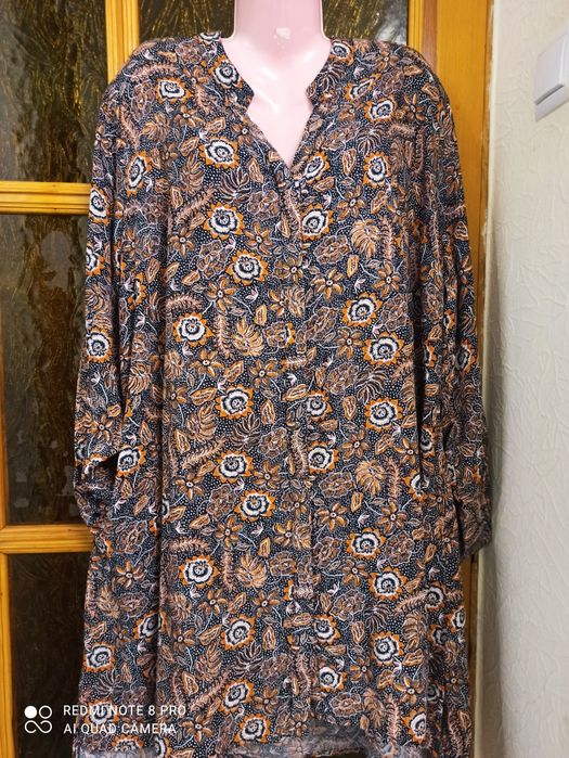 Сукня ( плаття) сорочка ,ПОГ 73см, натуральна тканина!, розм 64-66