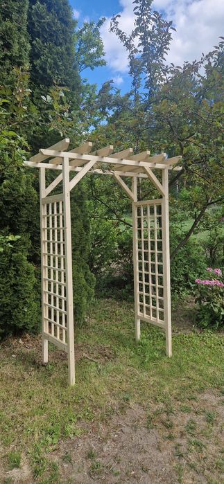 Pergola ogrodowa drewniana Szybka realizacja