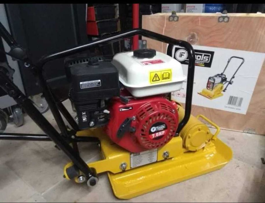 ENTREGA GRÁTIS todo o país Placa vibratoria compactadora gasolina