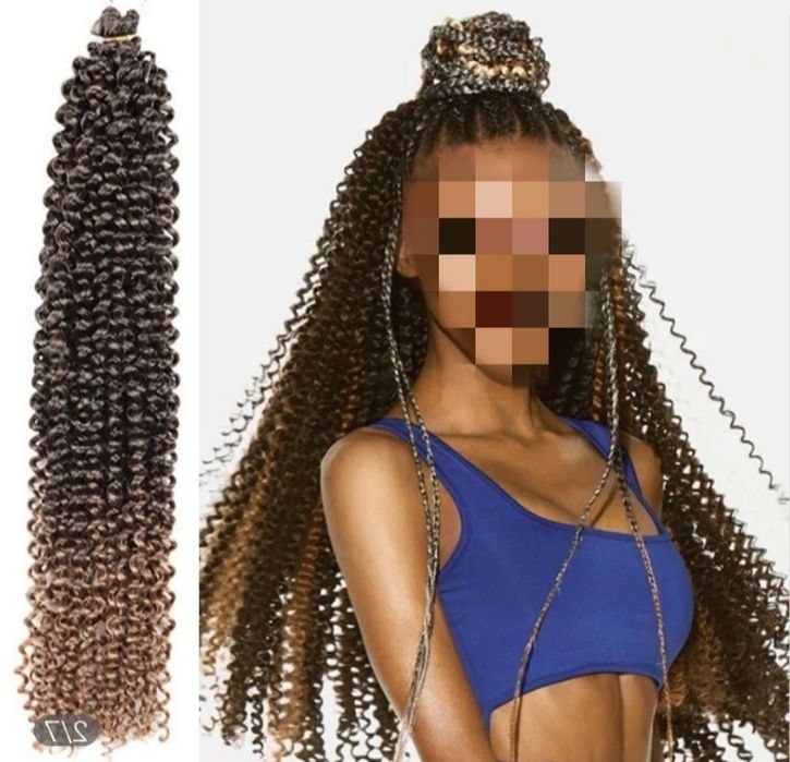 NOWE włosy kręcone TWIST po myciu same się skręcają