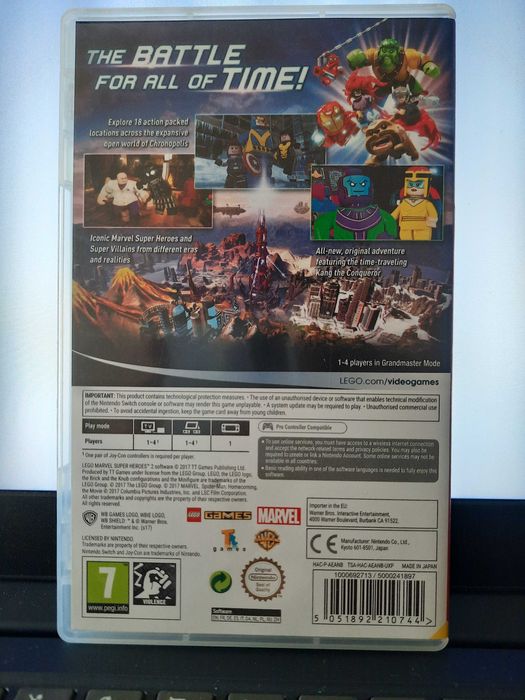 LEGO MARVEL SUPER HEROES 2 nintendo switch