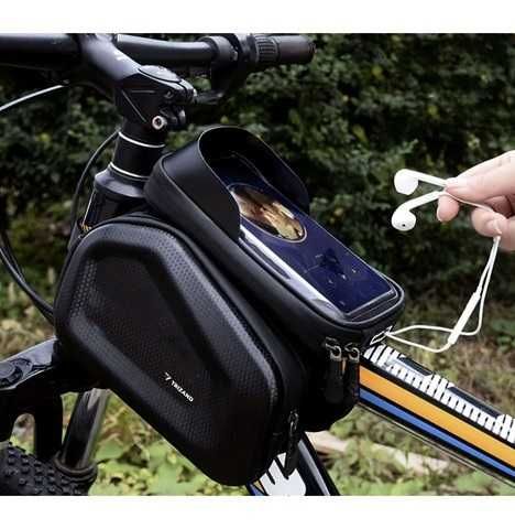 Водонепроникна Велосумка для телефону с Сенсорной панелью на раму