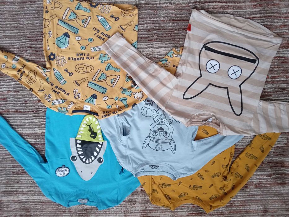 Pakiet ubrań dla chłopca  stan jak nowe roz 110-116